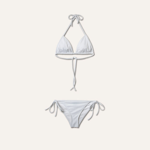 Tie-Side Bikini White - Bikini_Woman - KAMPOS
