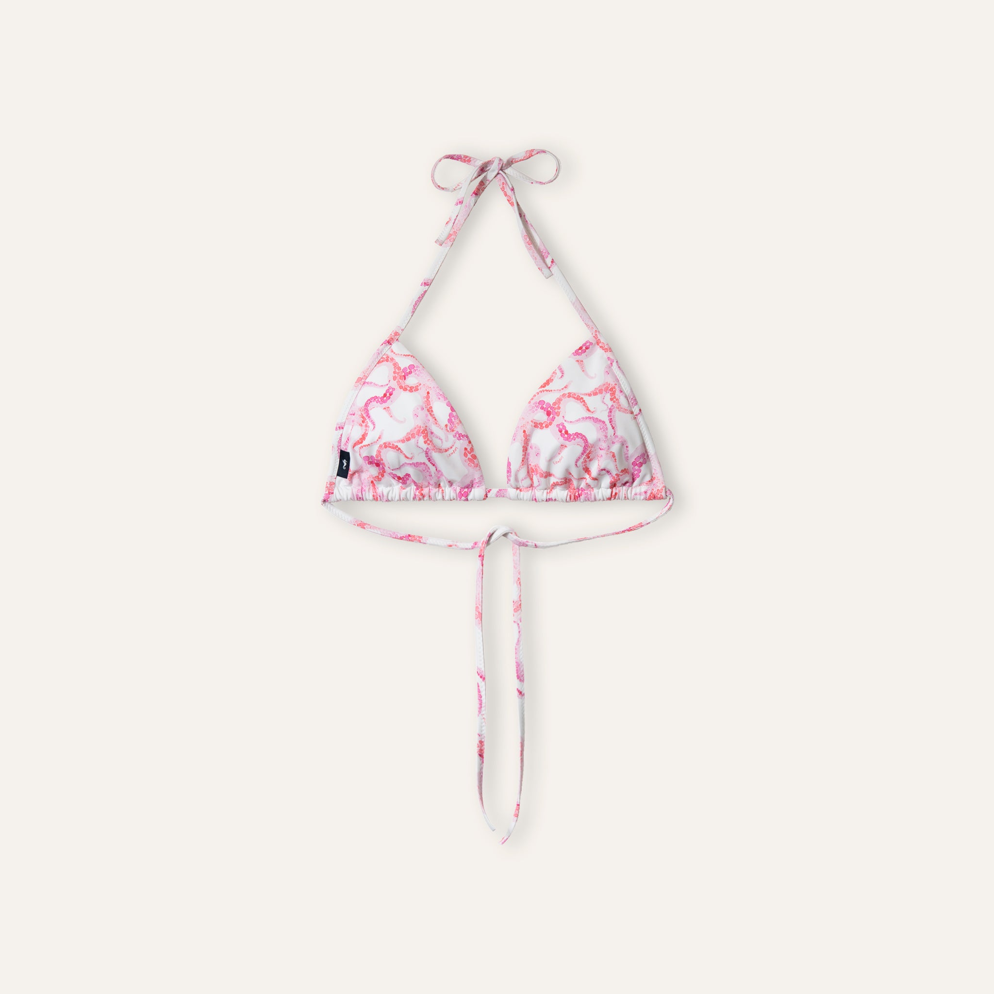 Tie-Side Top Octopus Pink