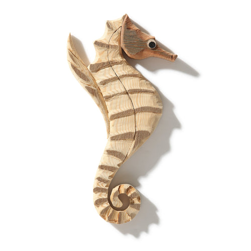Wooden Seahorse - Art - KAMPOS