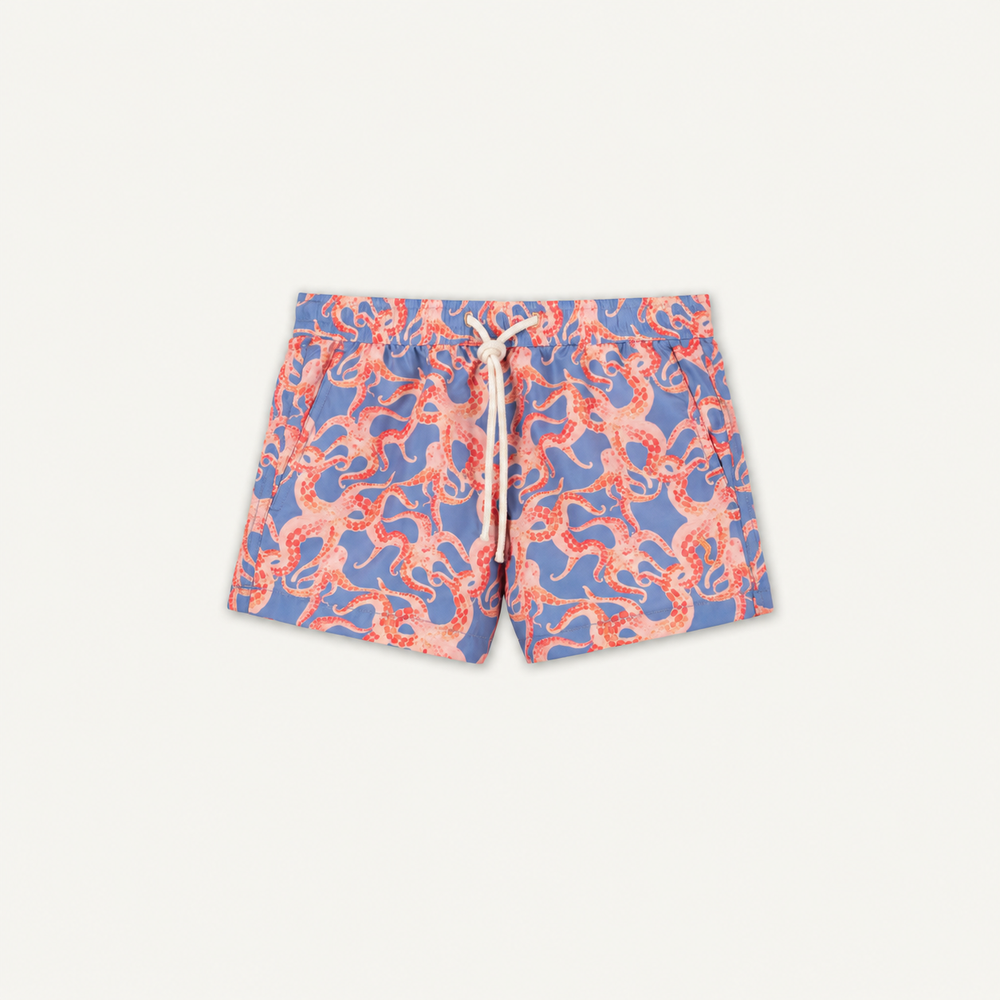 Swim Shorts Octopus Orange (Kids)