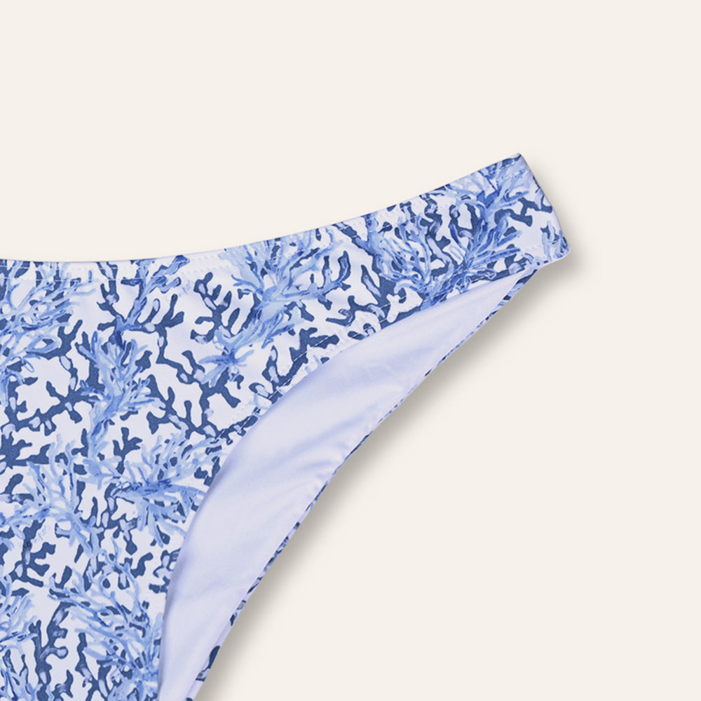 High-Cut Slip Coral Blue