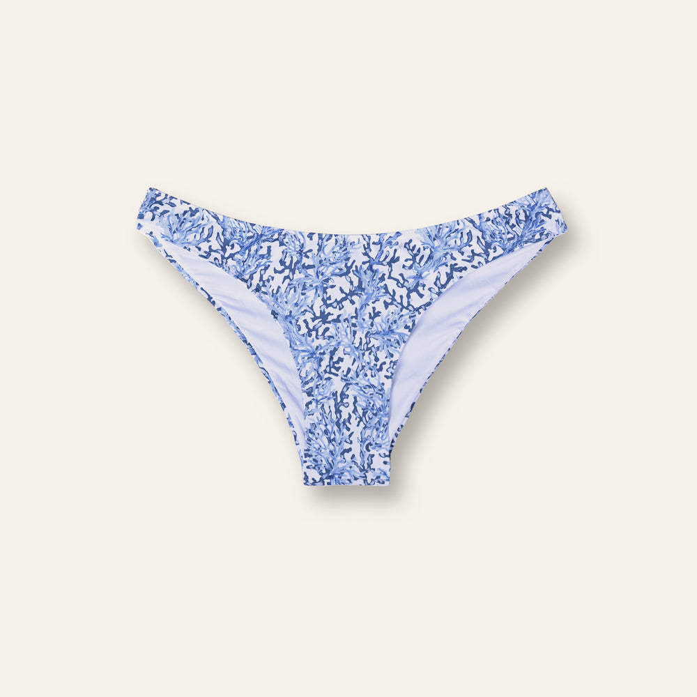 High-Cut Slip Coral Blue
