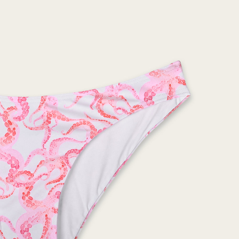 High-Cut Slip Octopus Pink