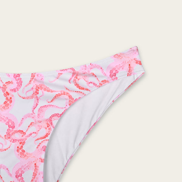 High-Cut Slip Octopus Pink