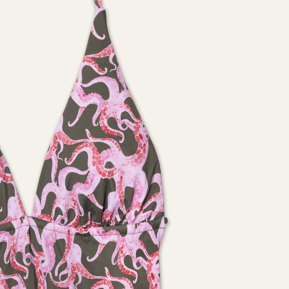 Classic One Piece Octopus Olive