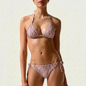 Tie-Side Bikini Sealights Burgundy