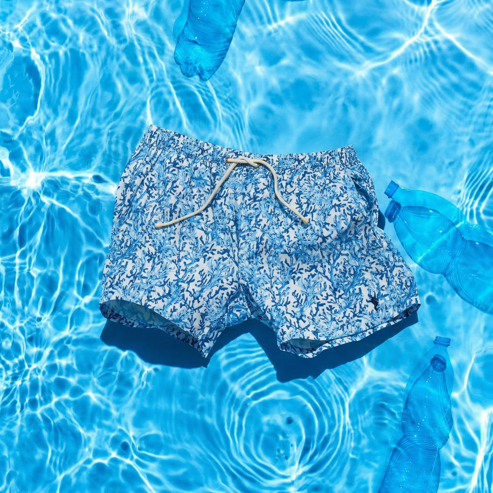 Swim Shorts Coral Blue