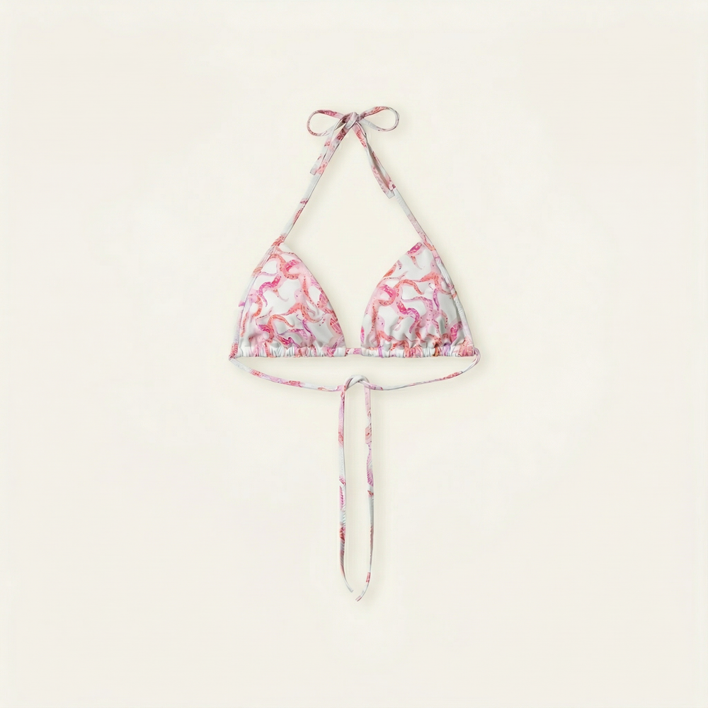 Tie-Side Top Octopus Pink