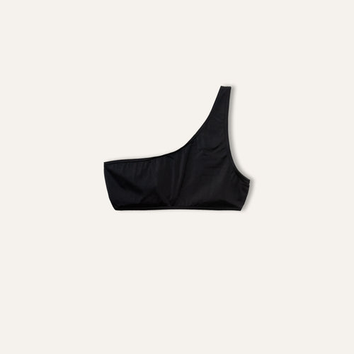 One-Shoulder Top Black