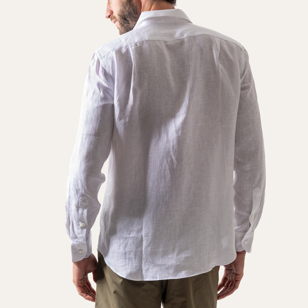 Classic Linen Shirt White