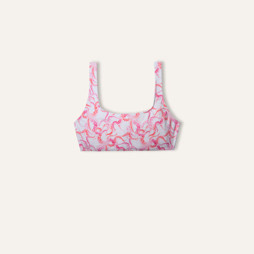 Crop Top Octopus Pink