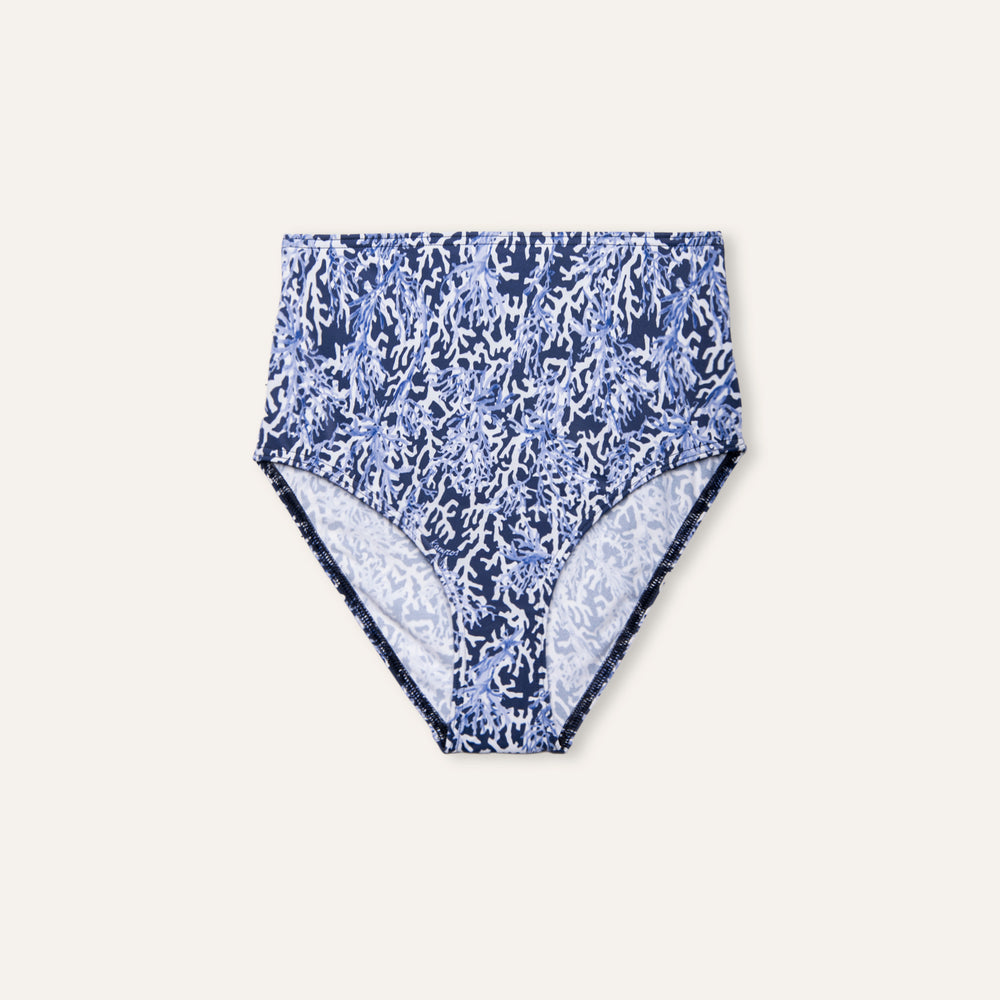 High Waisted Slip Coral Deep