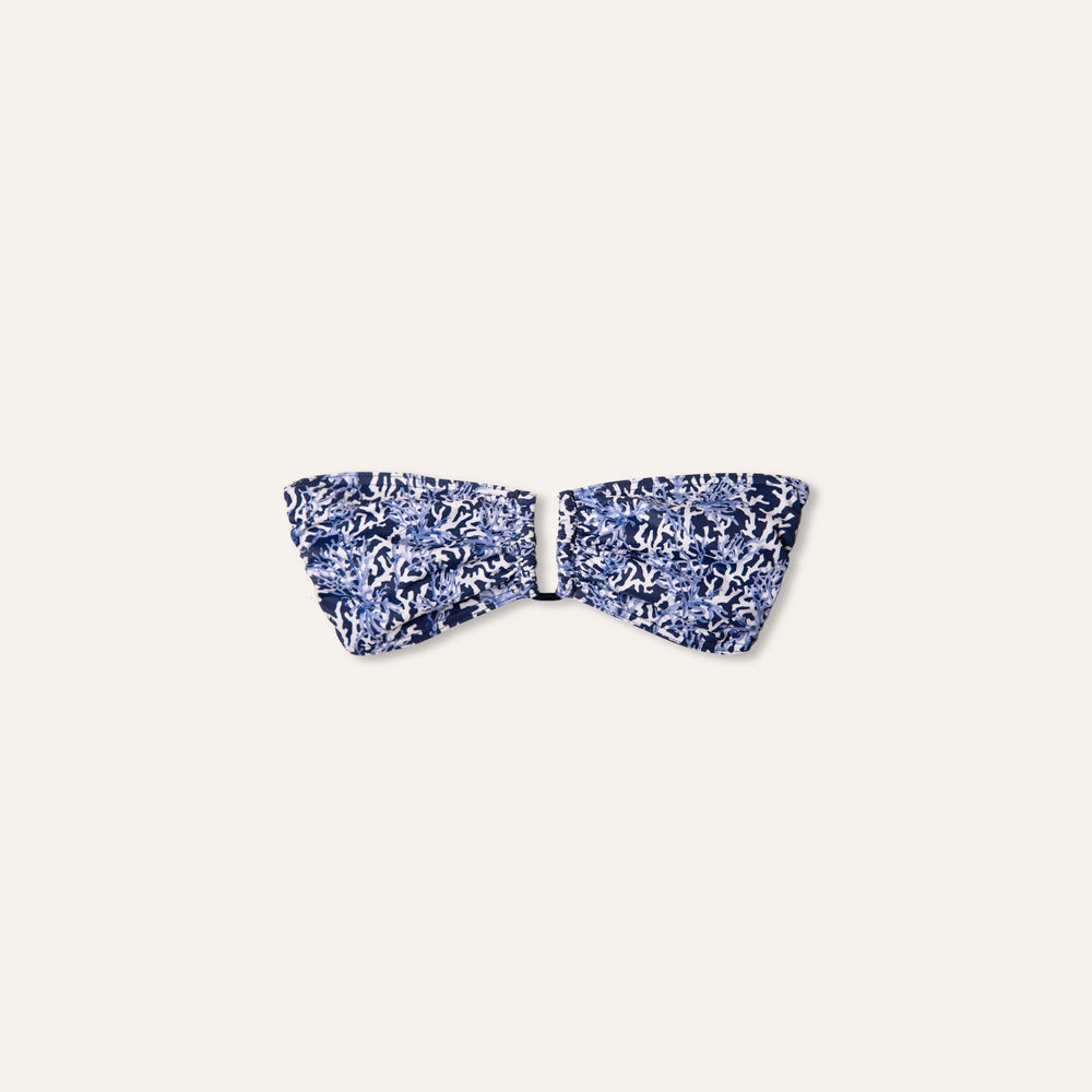 Bandeau Top Coral Deep - Bikini_Top - K A M P O S