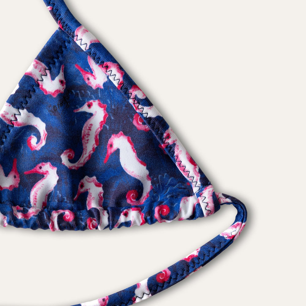 Bikini Seahorse Navy (Kids) - Bikini_Kid - K A M P O S