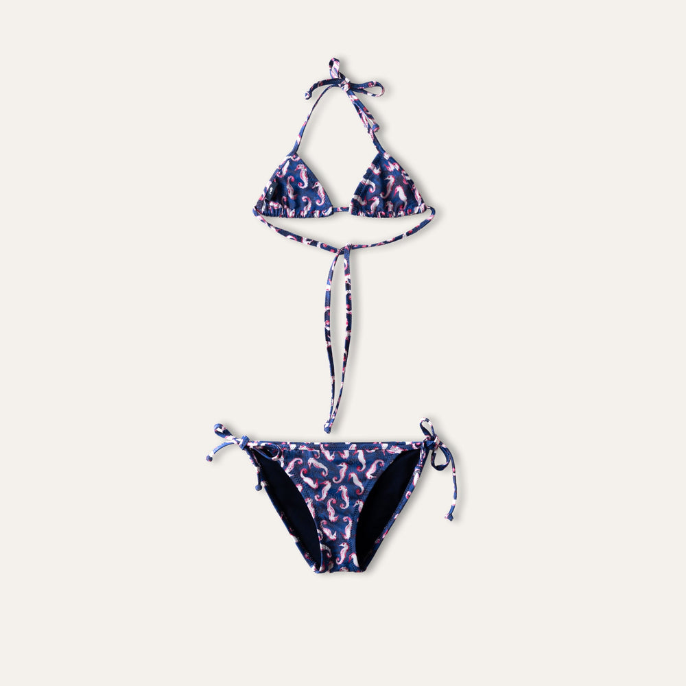 Bikini Seahorse Navy (Kids) - Bikini_Kid - K A M P O S