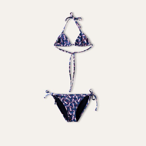 Bikini Seahorse Navy (Kids) - Bikini_Kid - K A M P O S
