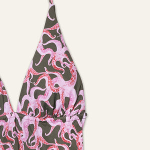 Classic One Piece Octopus Olive - Onepieceswimsuit_Woman - K A M P O S