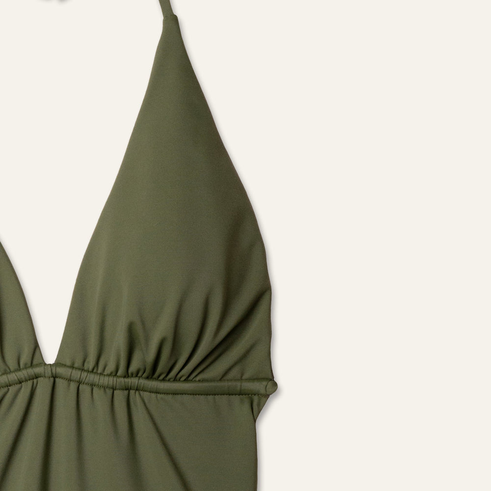 Classic One Piece Olive - Onepieceswimsuit_Woman - K A M P O S
