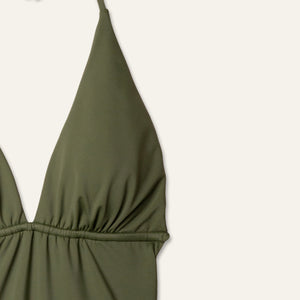 Classic One Piece Olive - Onepieceswimsuit_Woman - K A M P O S