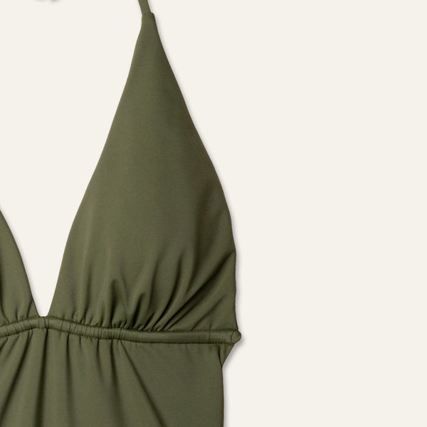 Classic One Piece Olive - Onepieceswimsuit_Woman - K A M P O S