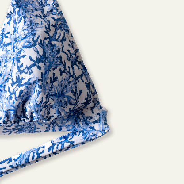 Classic Top Coral Blue - Bikini_Top - K A M P O S