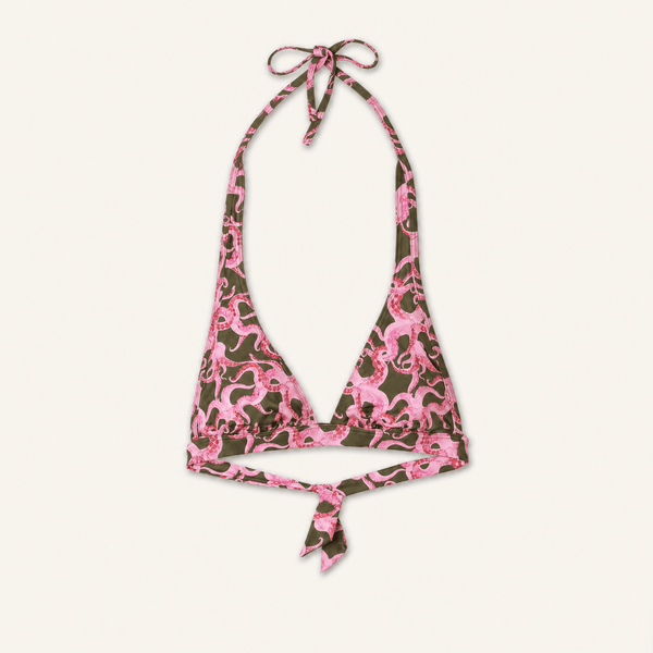 Classic Top Octopus Olive - Bikini_Top - K A M P O S