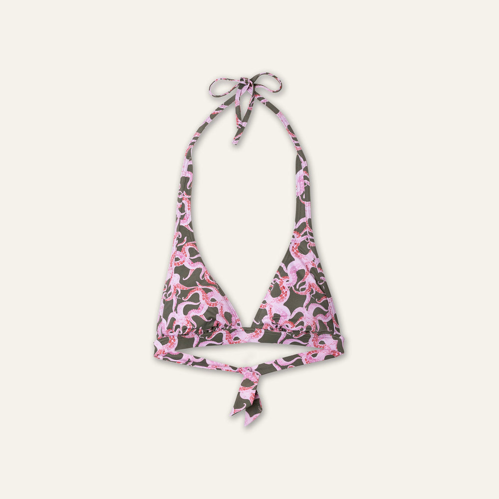 Classic Top Octopus Olive - Bikini_Top - K A M P O S