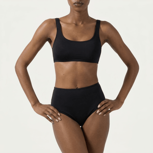 Crop Top Black - Bikini_Top - K A M P O S