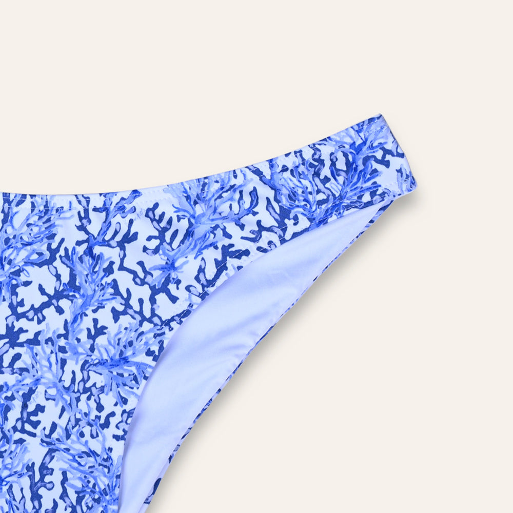 High-Cut Slip Coral Blue - Bikini_Bottom - K A M P O S