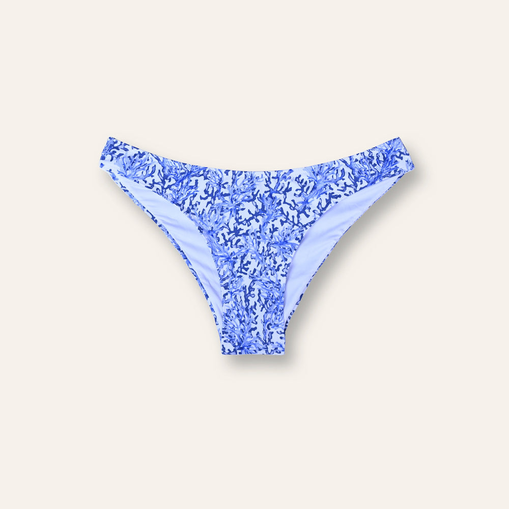 High-Cut Slip Coral Blue - Bikini_Bottom - K A M P O S