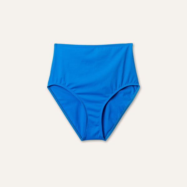 High Waist Slip Aeolian Blue - Bikini_Bottom - K A M P O S