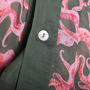 Kaftan Octopus Olive - Kaftan_Women - K A M P O S