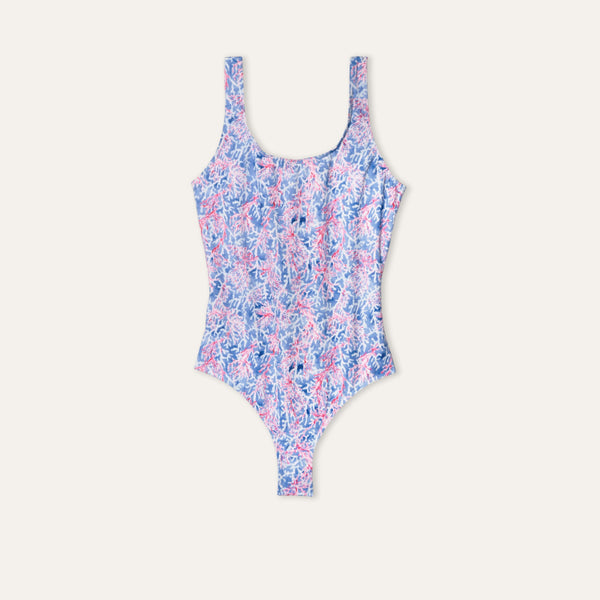 Olympic Coral Red - Onepieceswimsuit_Woman - K A M P O S