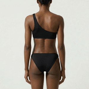 One - Shoulder Top Black - Bikini_Top - K A M P O S