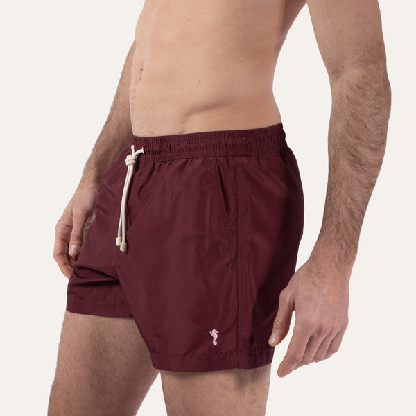 Swim Shorts Burgundy - Swimshorts_Man - K A M P O S