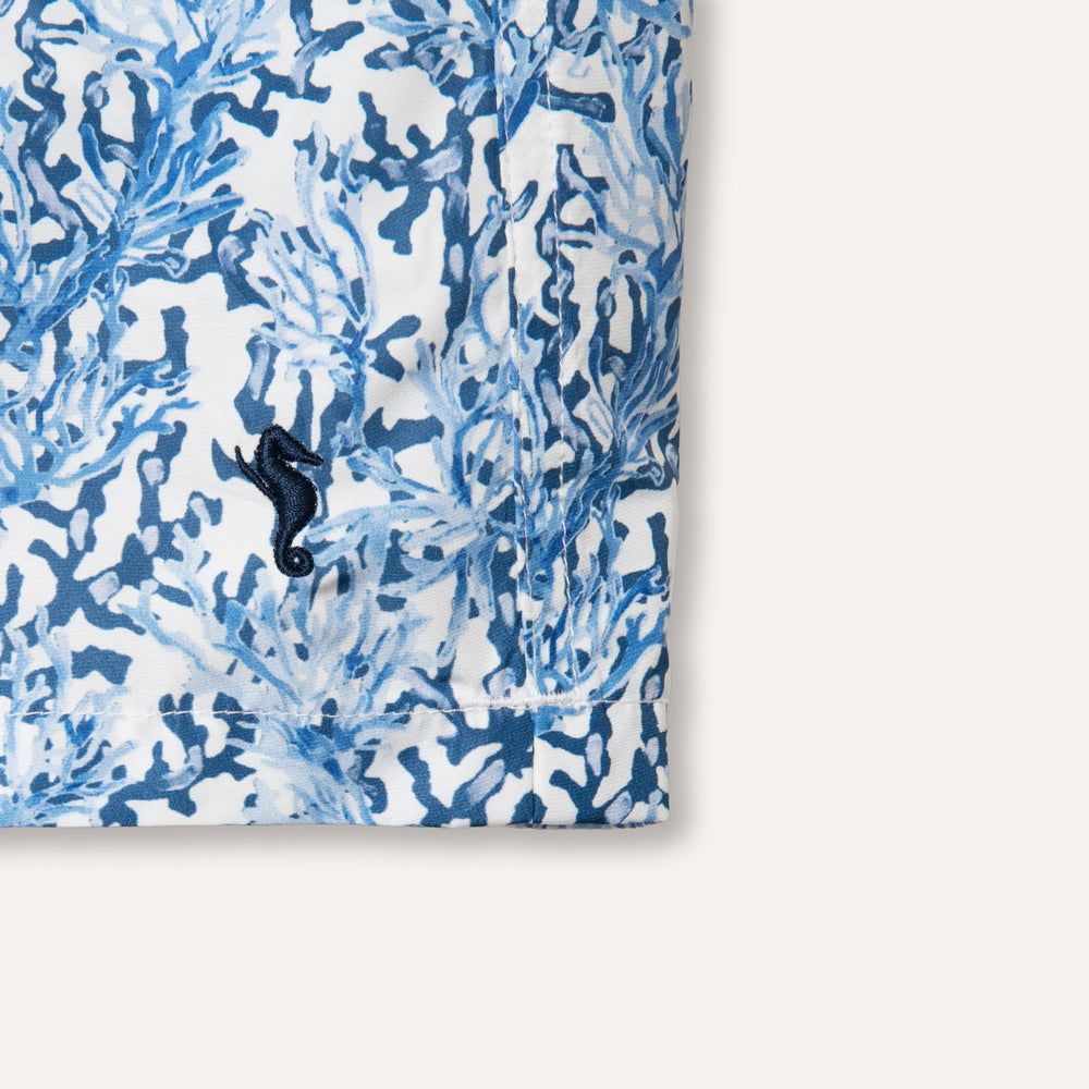 Swim Shorts Long Coral Blue - Swimshorts_Man - K A M P O S