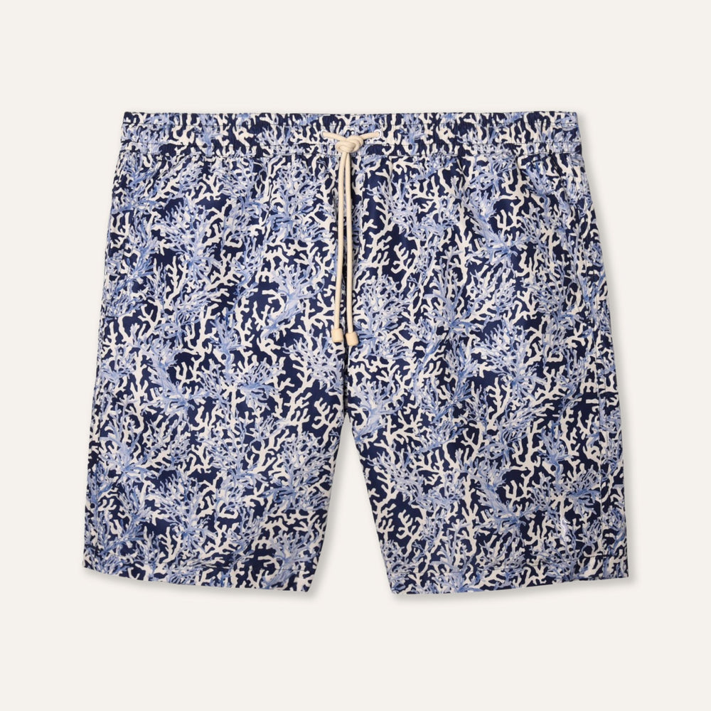 Swim Shorts Long Coral Deep - Swimshorts_Man - K A M P O S