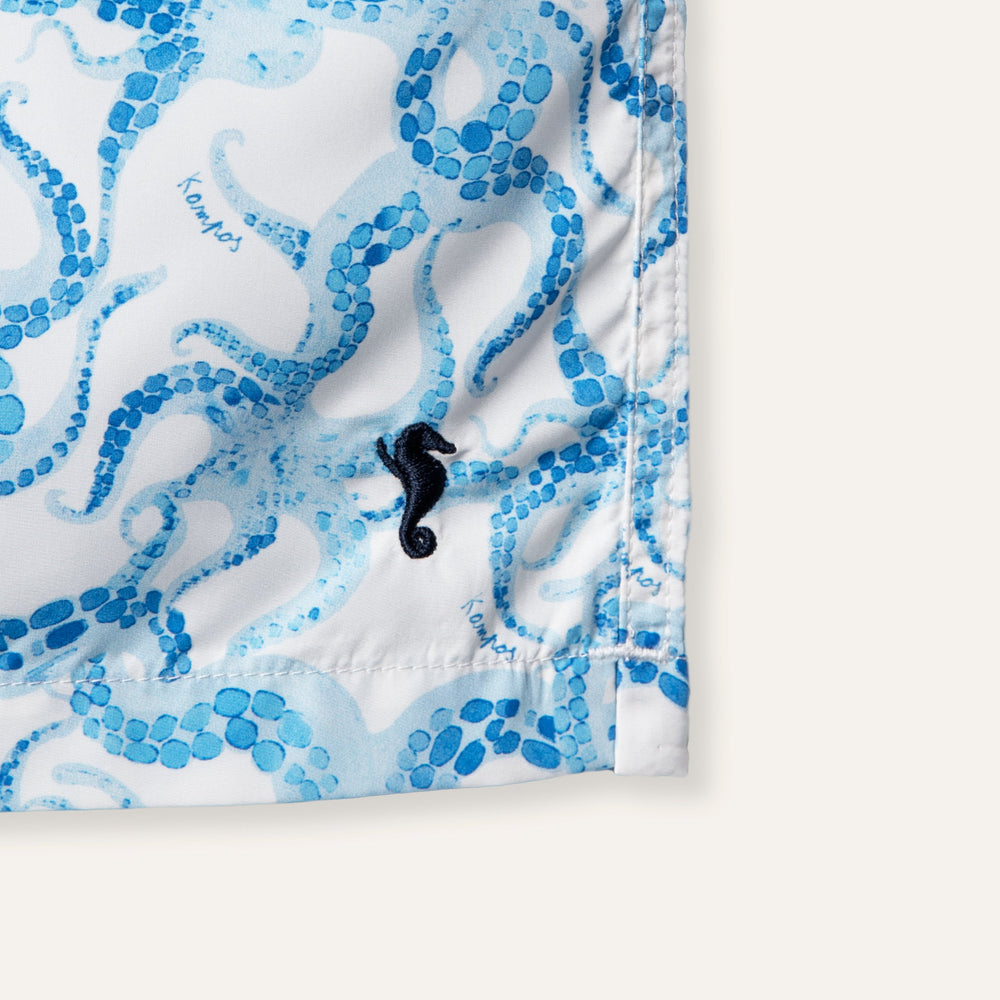 Swim Shorts Long Octopus Navy - Swimshorts_Man - K A M P O S