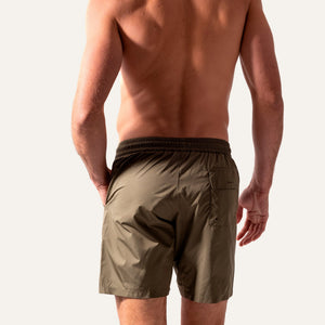 Swim Shorts Long Olive - Swimshorts_Man - K A M P O S