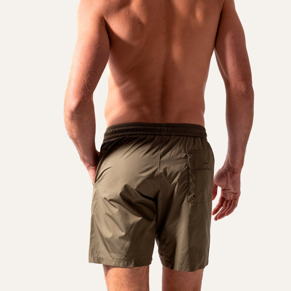 Swim Shorts Long Olive - Swimshorts_Man - K A M P O S