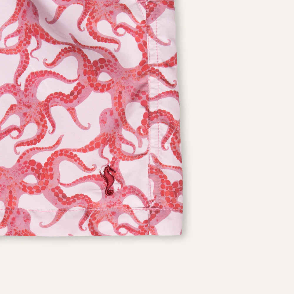 Swim Shorts Octopus Burgundy - Swimshorts_Man - K A M P O S