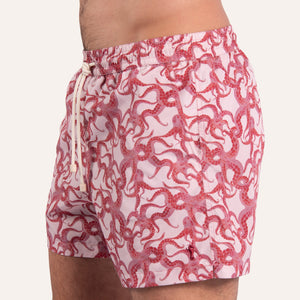 Swim Shorts Octopus Burgundy - Swimshorts_Man - K A M P O S