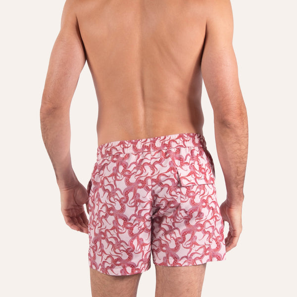 Swim Shorts Octopus Burgundy - Swimshorts_Man - K A M P O S