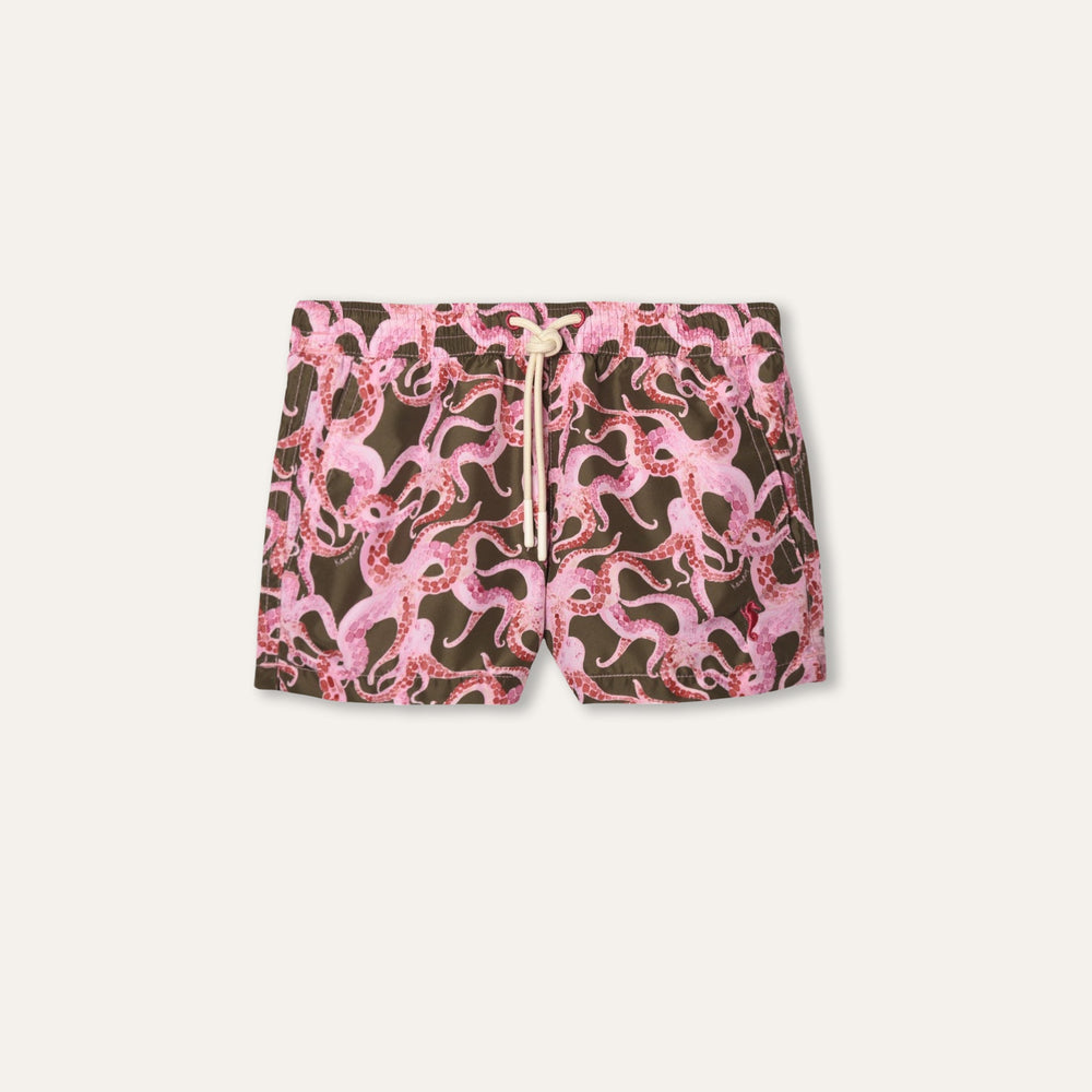 Swim Shorts Octopus Olive (Kids) - Swimshorts_Kid - K A M P O S