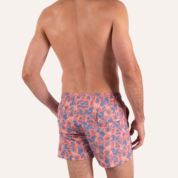 Swim Shorts Octopus Orange - Swimshorts_Man - K A M P O S