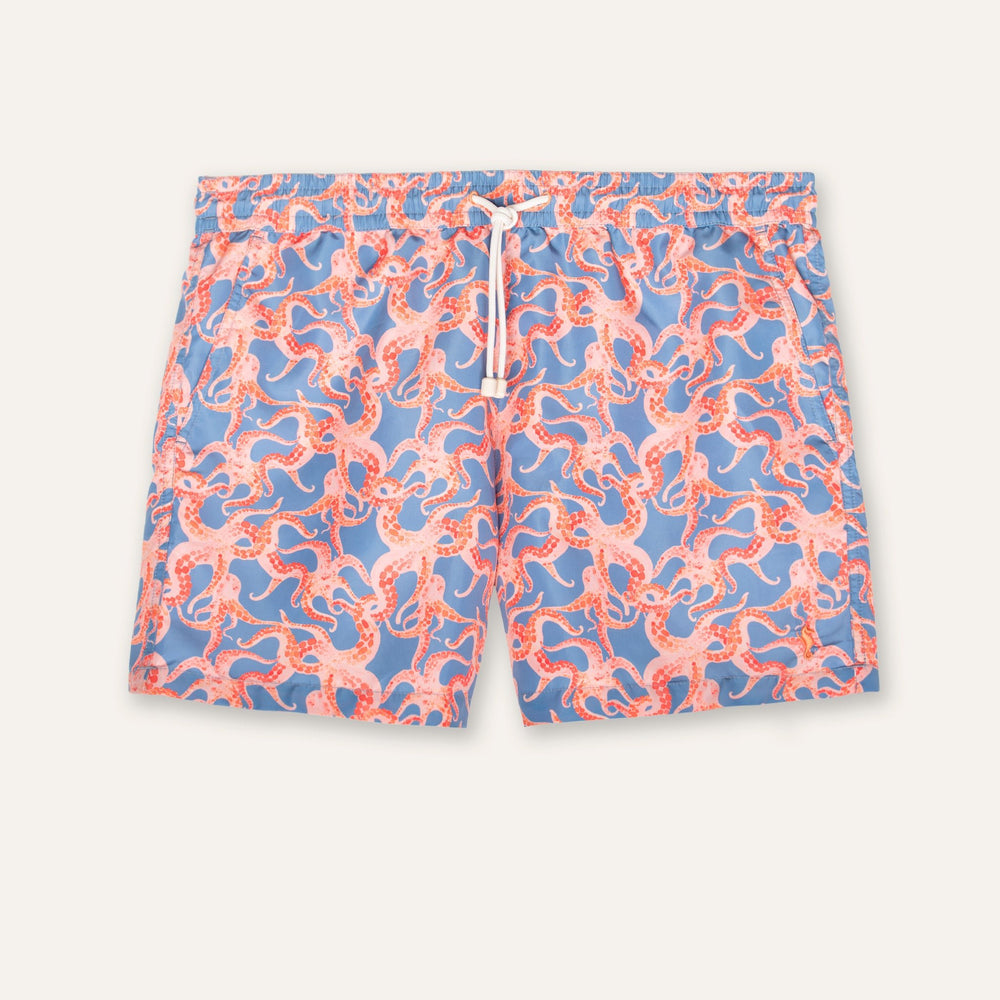 Swim Shorts Octopus Orange - Swimshorts_Man - K A M P O S