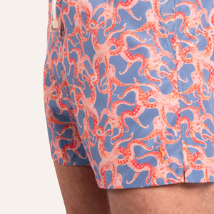 Swim Shorts Octopus Orange - Swimshorts_Man - K A M P O S