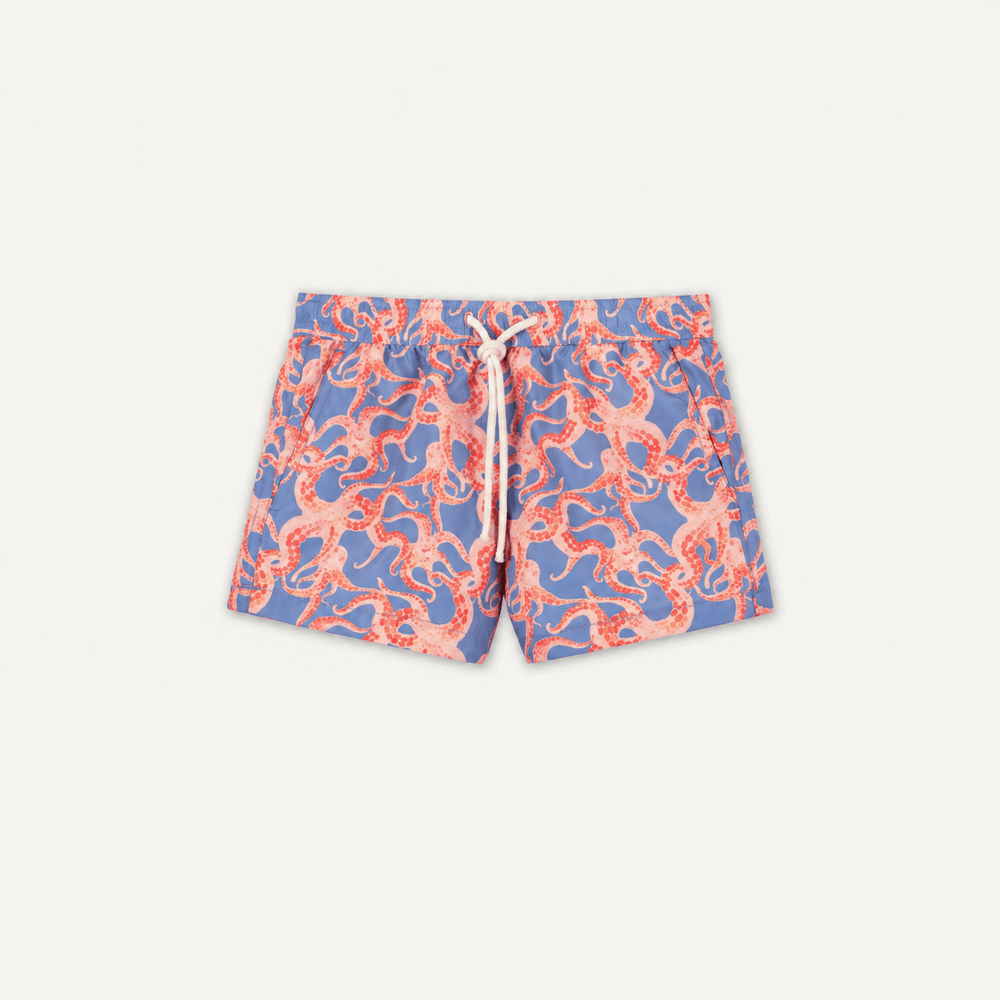 Swim Shorts Octopus Orange (Kids) - Swimshorts_Kid - K A M P O S