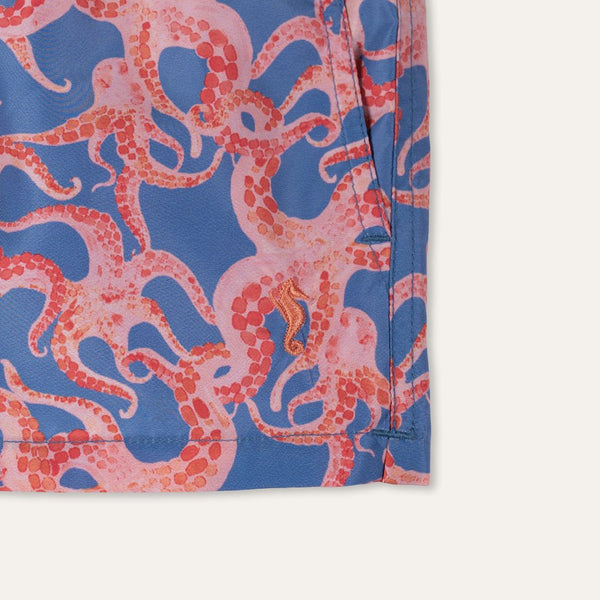 Swim Shorts Octopus Orange (Kids) - Swimshorts_Kid - K A M P O S