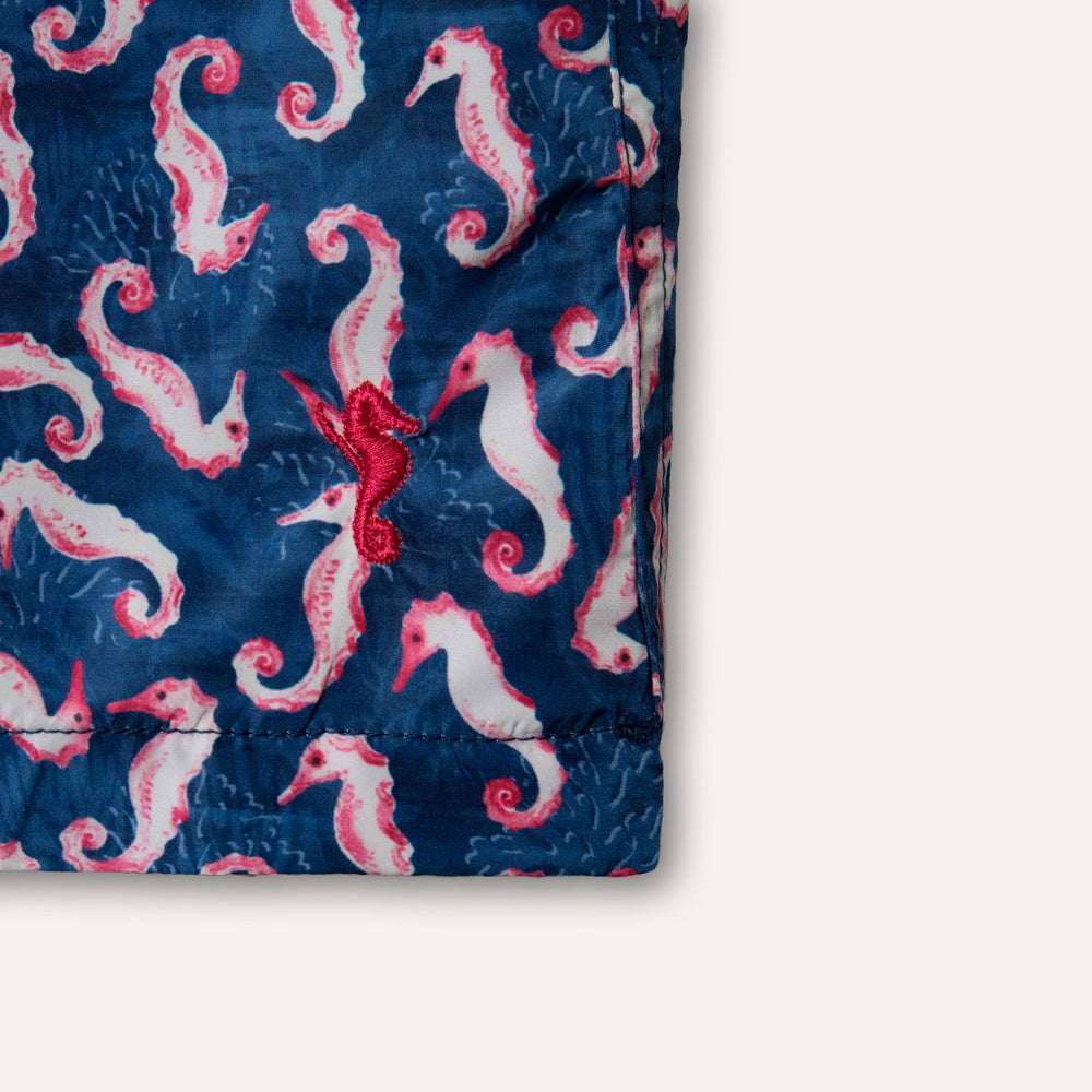 Swim Shorts Seahorse Navy (Kids) - Swimshorts_Kid - K A M P O S